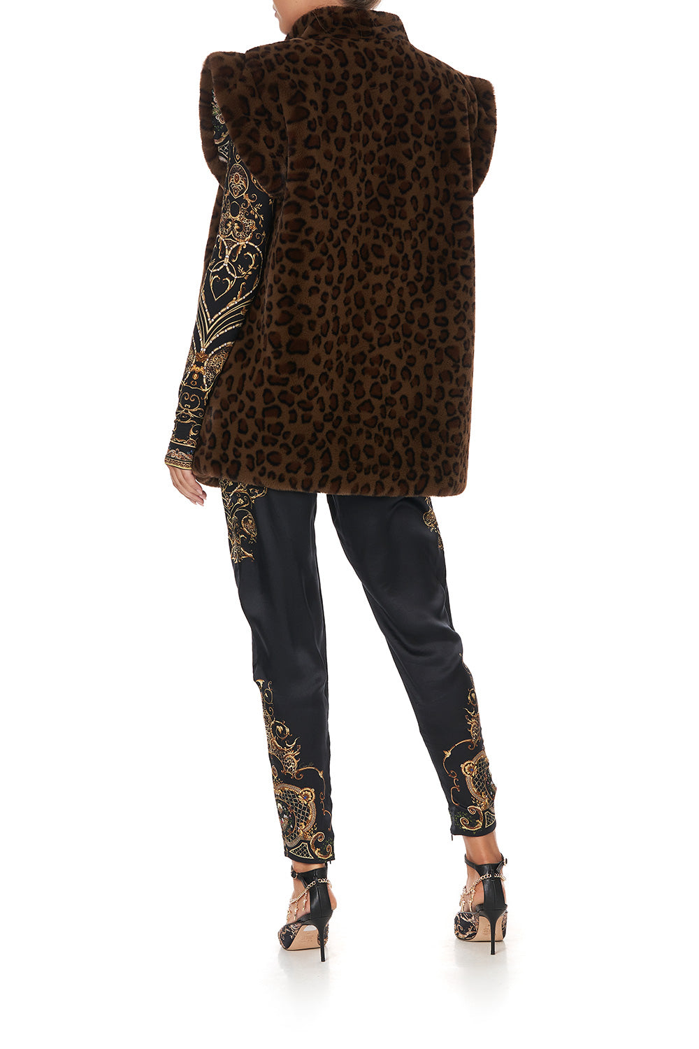 OVERSIZED FAUX FUR GILET STUDIO 54