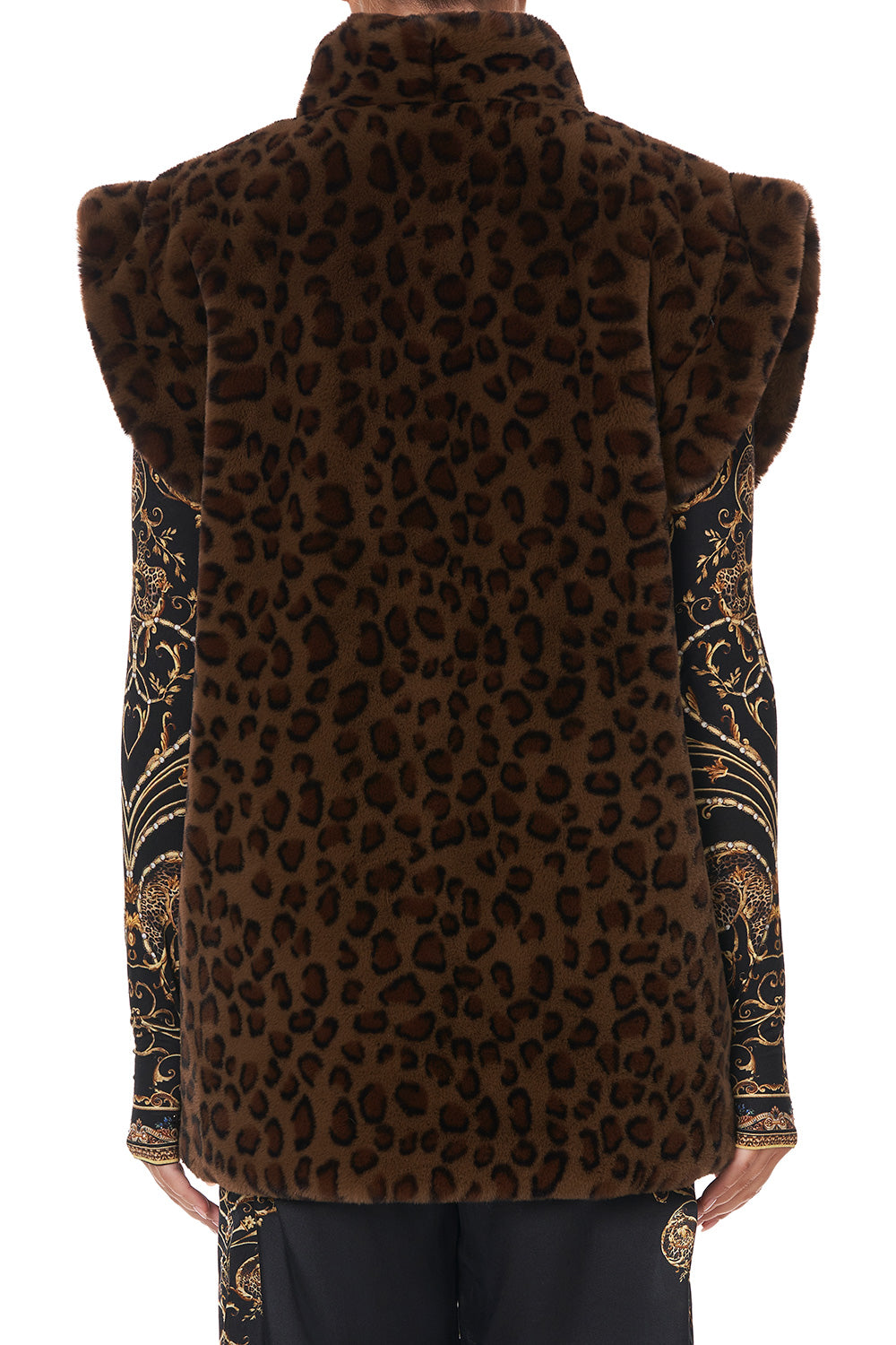 OVERSIZED FAUX FUR GILET STUDIO 54