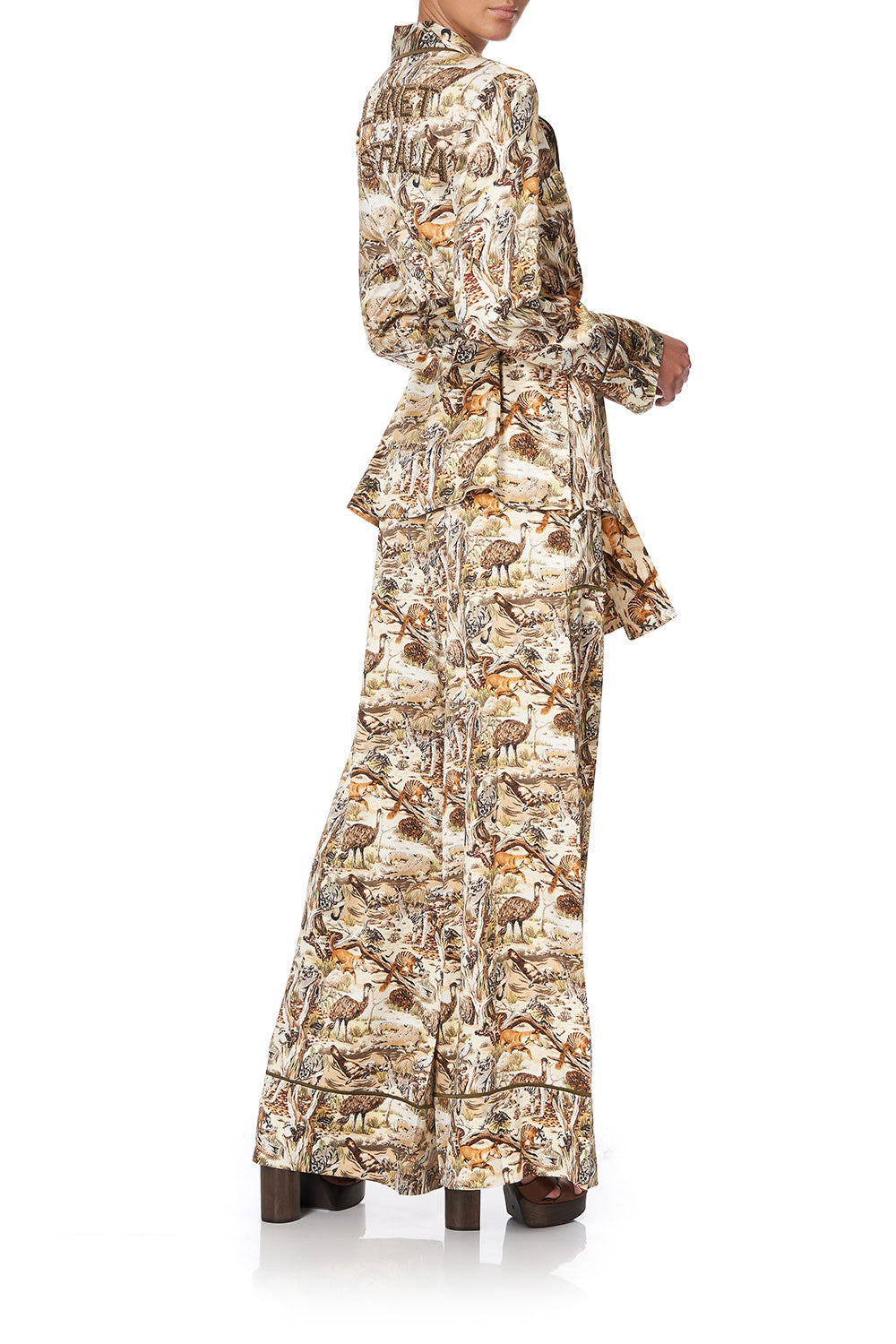 LOUNGE TROUSER WITH CUFFS BUSH DOOF