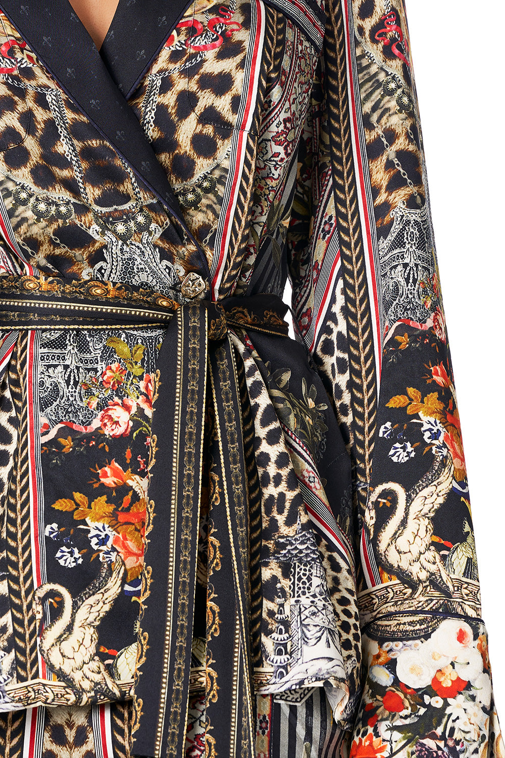 CAMILLA PAJAMA SUIT JACKET MARAIS AT MIDNIGHT