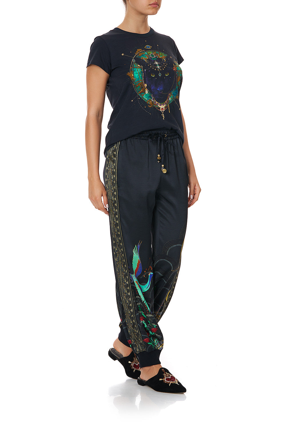 PANELLED DRAWSTRING TROUSER WISE WINGS