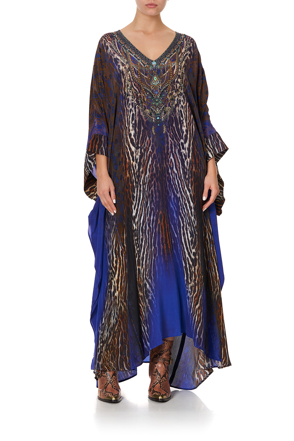PANELLED SLEEVE KAFTAN KOMODO QUEEN