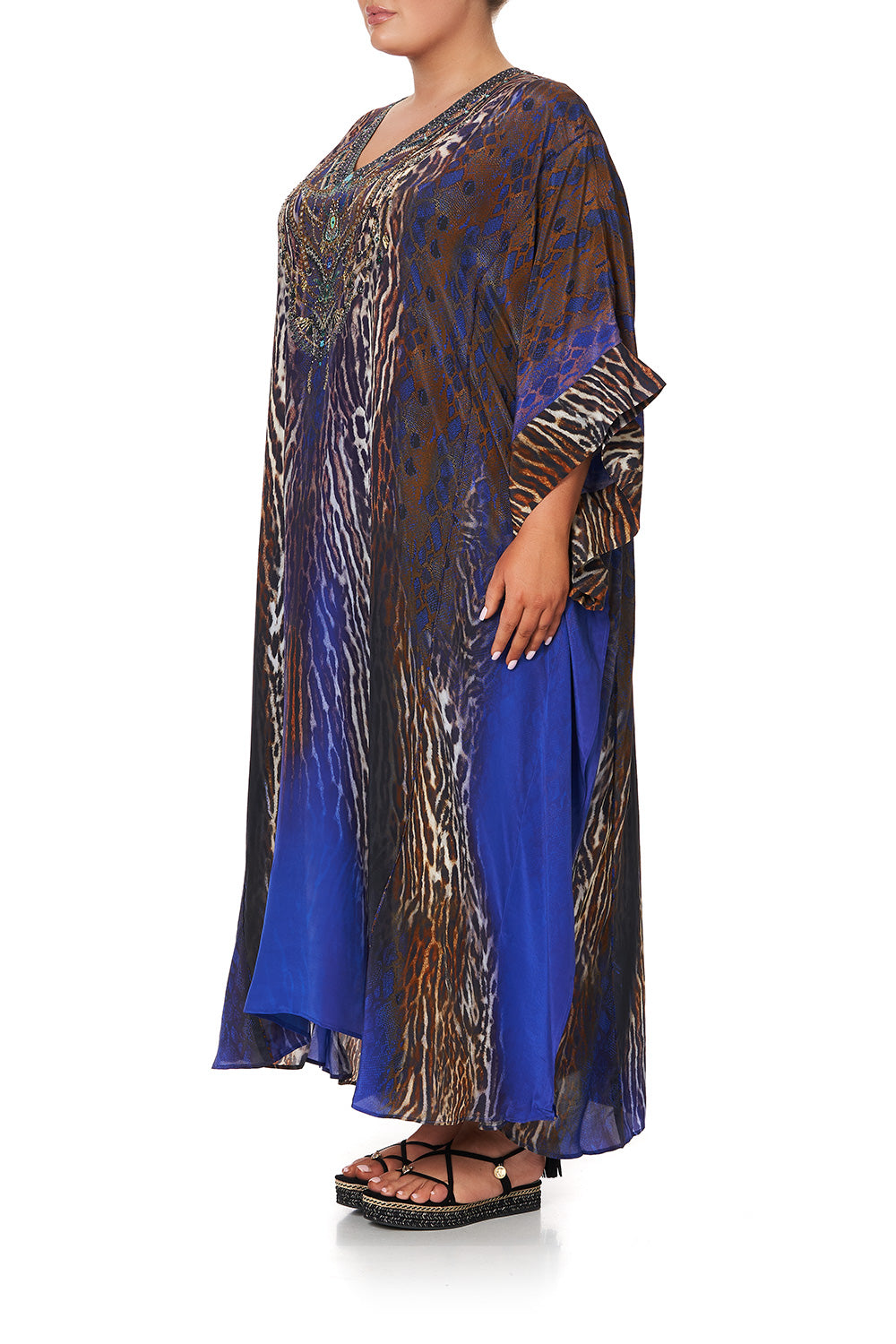 PANELLED SLEEVE KAFTAN KOMODO QUEEN
