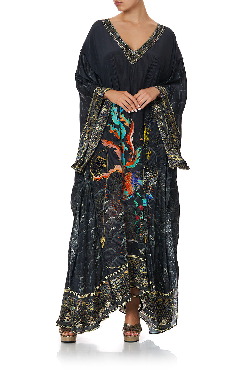 PANELLED SLEEVE KAFTAN WISE WINGS