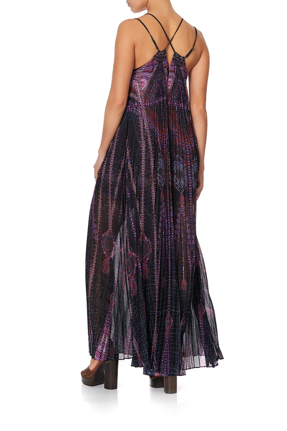 PLEATED JUMPSUIT WITH YOKE MINA MINA