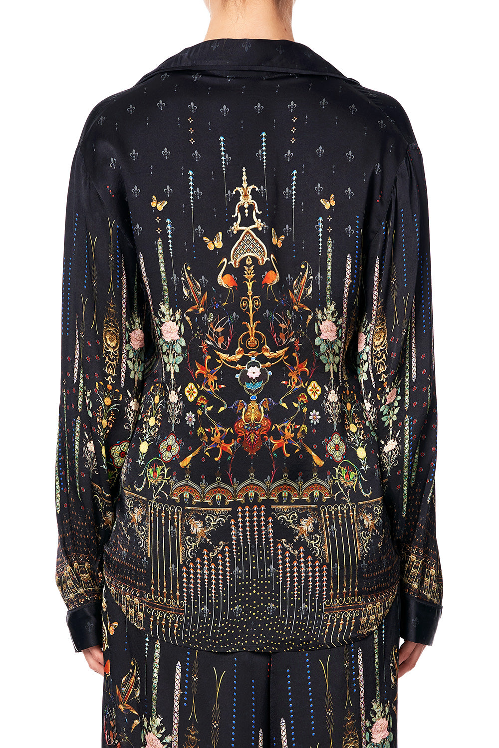 SLEEPWEAR PJ SHIRT WITH PIPING REBELLE REBELLE