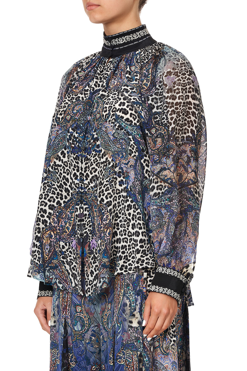 RAGLAN BUTTON UP SHIRT FESTIVAL EXPRESS