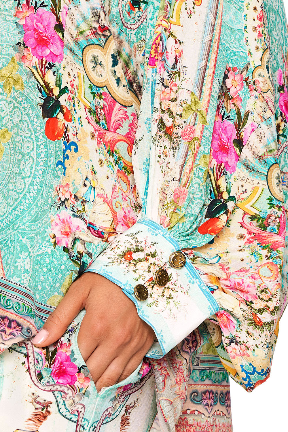 RAGLAN SLEEVE BLOUSE WITH CUFF CALL IT DREAMING