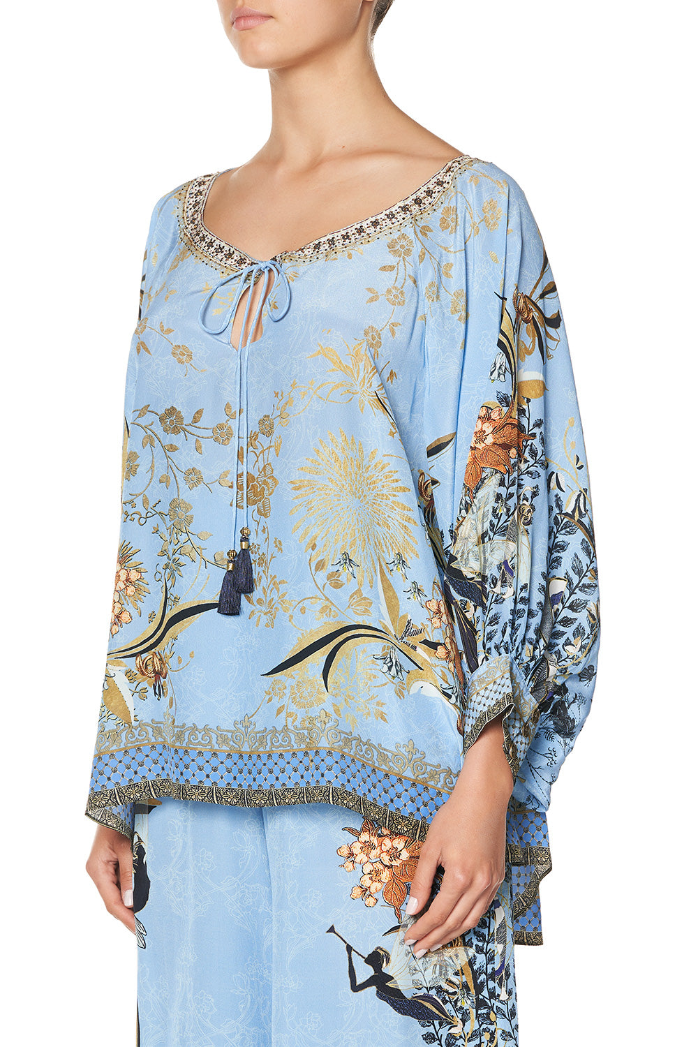 RAGLAN SLEEVE BLOUSE WITH CUFF FAIRY FOUNTAIN