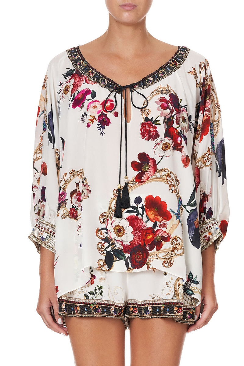RAGLAN SLEEVE BLOUSE WITH CUFF ROYAL RESIDENCE