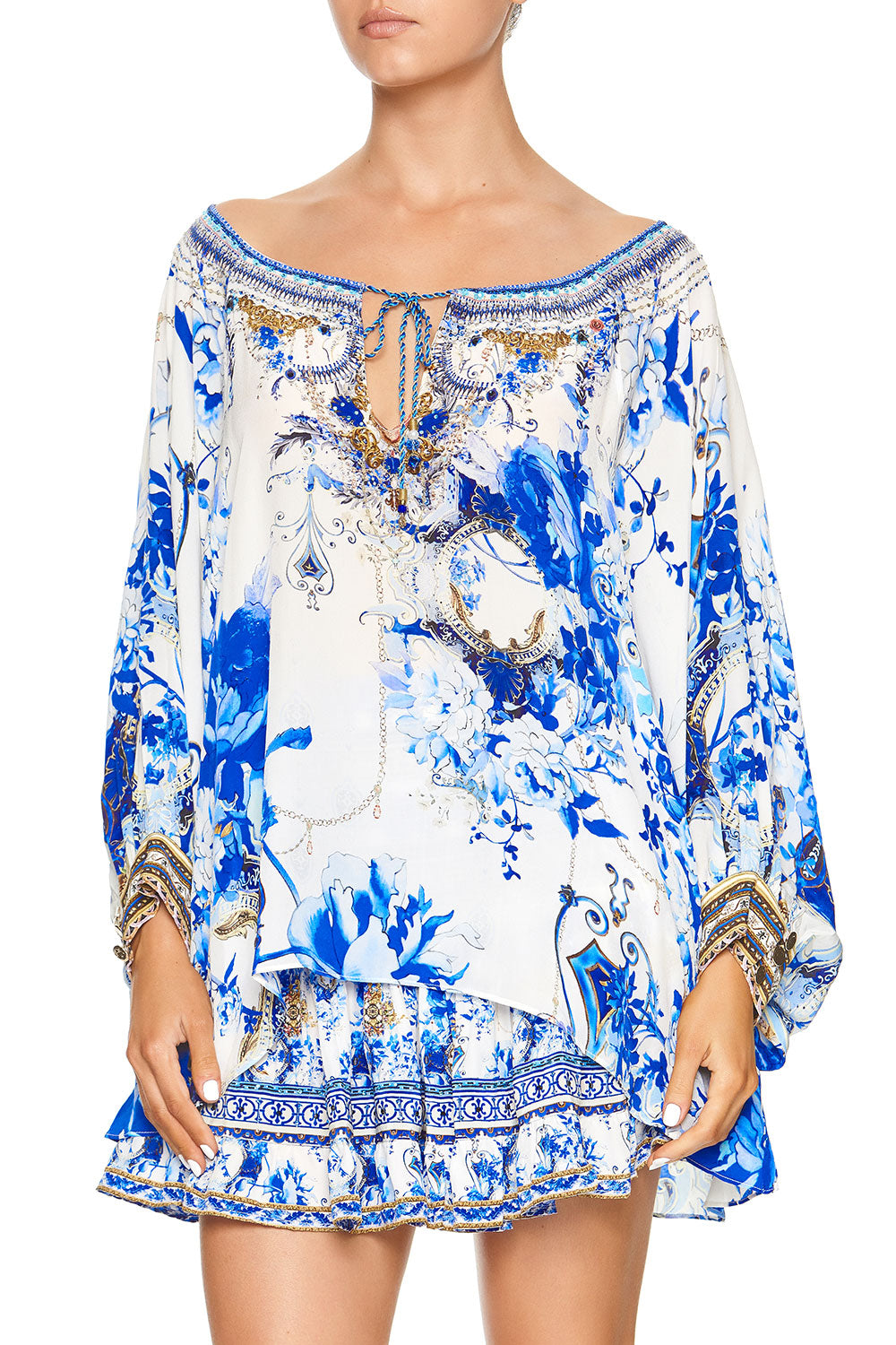 CAMILLA RAGLAN SLEEVE BLOUSE WITH CUFF SAINT GERMAINE