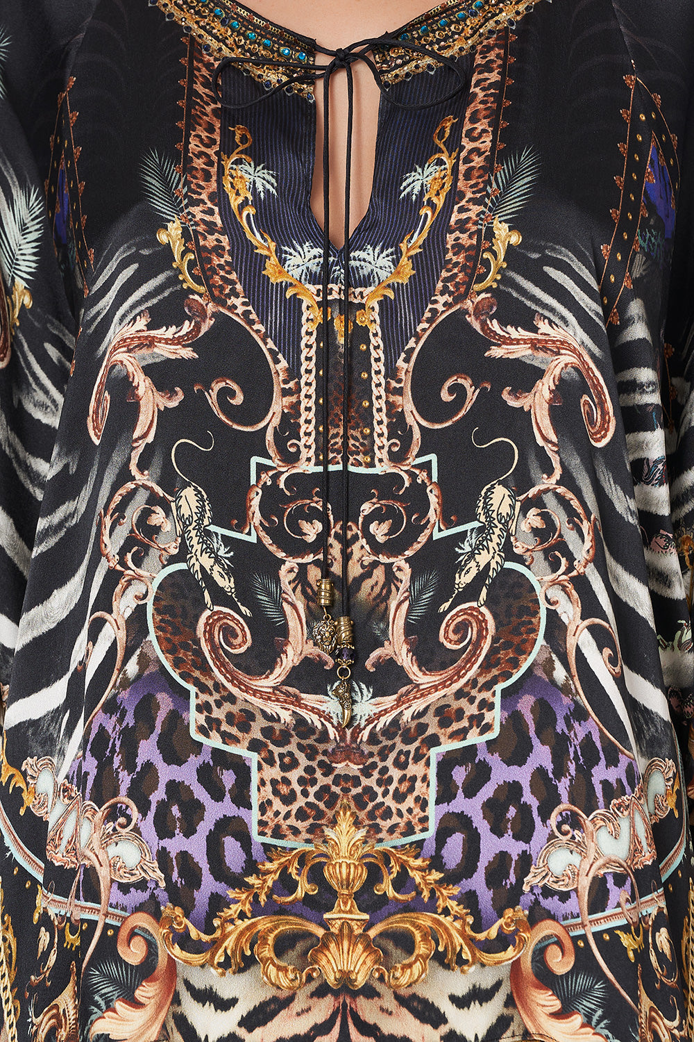 BLACK RAGLAN SLEEVE BLOUSE WITH CUFF SHES GOT GRACE