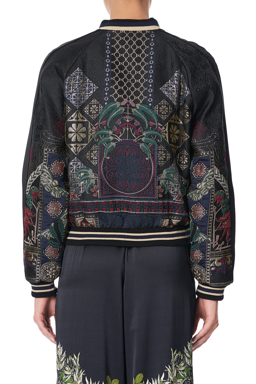 RAGLAN SLEEVE BOMBER JACKET BOTANICAL CHRONICLES