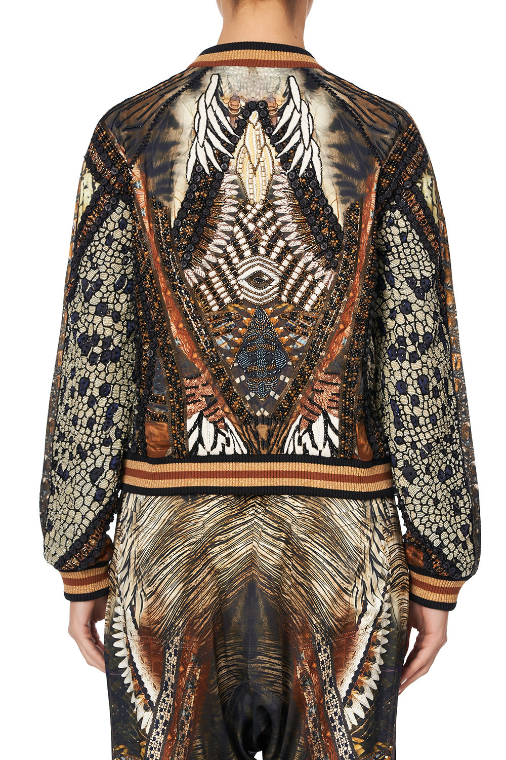 RAGLAN SLEEVE BOMBER JACKET KAKADU CALLING