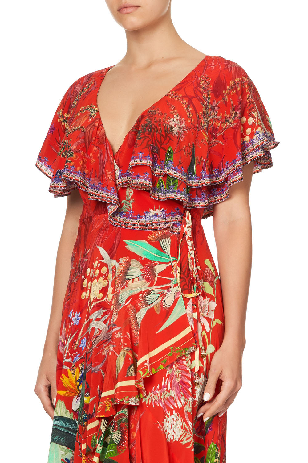 FRILL SLEEVE LONG DRESS FARAWAY TREE