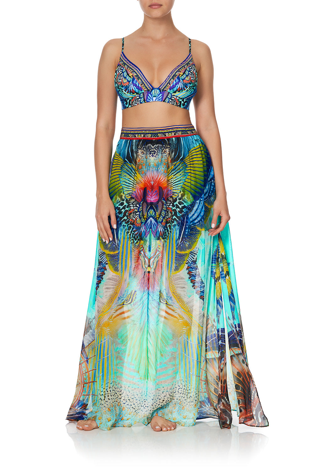 LACE BACK TRI BRA REEF WARRIOR