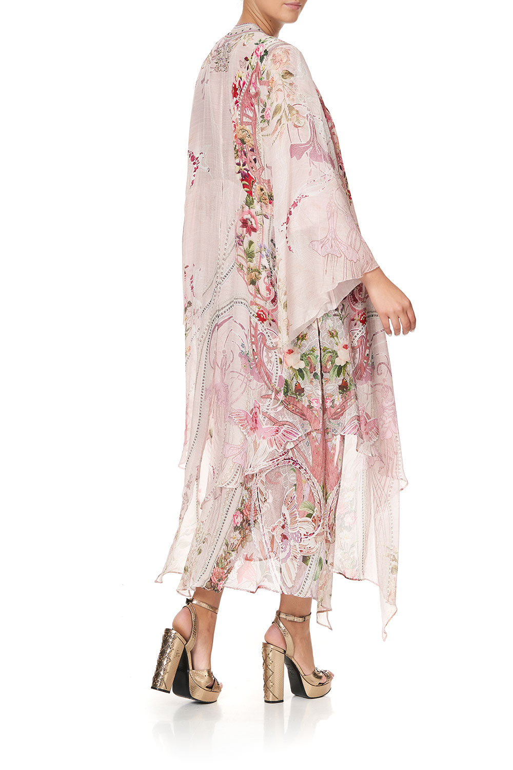 ROBE WITH DOUBLE LAYERED HEM ISTENANYA