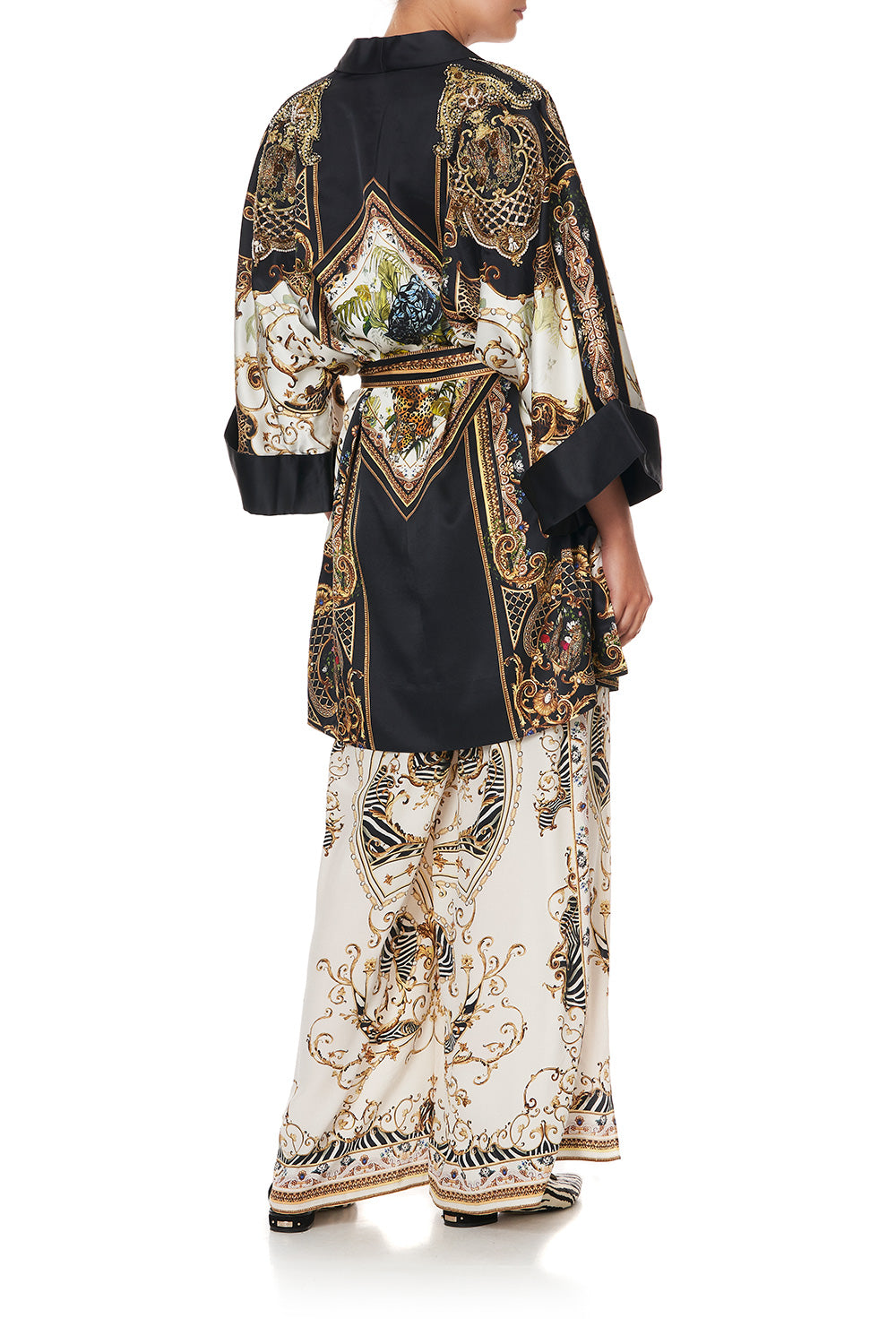 ROBE WITH NARROW COLLAR STUDIO 54