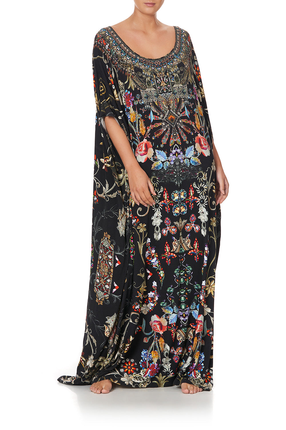 ROUND NECK KAFTAN DANCING IN THE DARK
