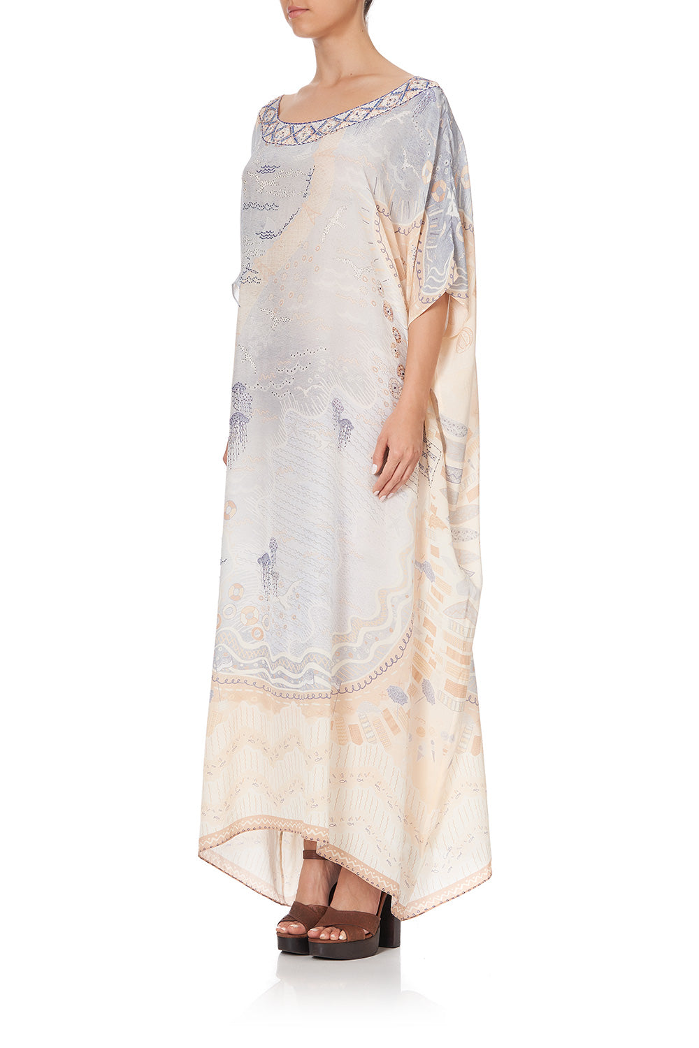 ROUND NECK KAFTAN DAWNING HOME LIGHT