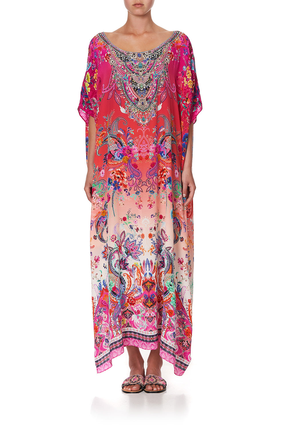 ROUND NECK KAFTAN FREE LOVE