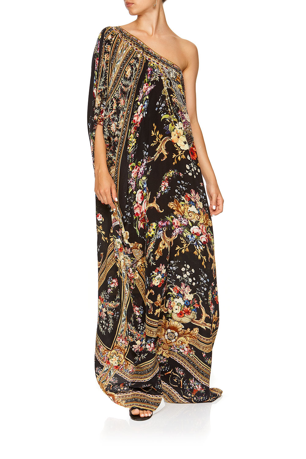 ROUND NECK KAFTAN FRIEND IN FLORA