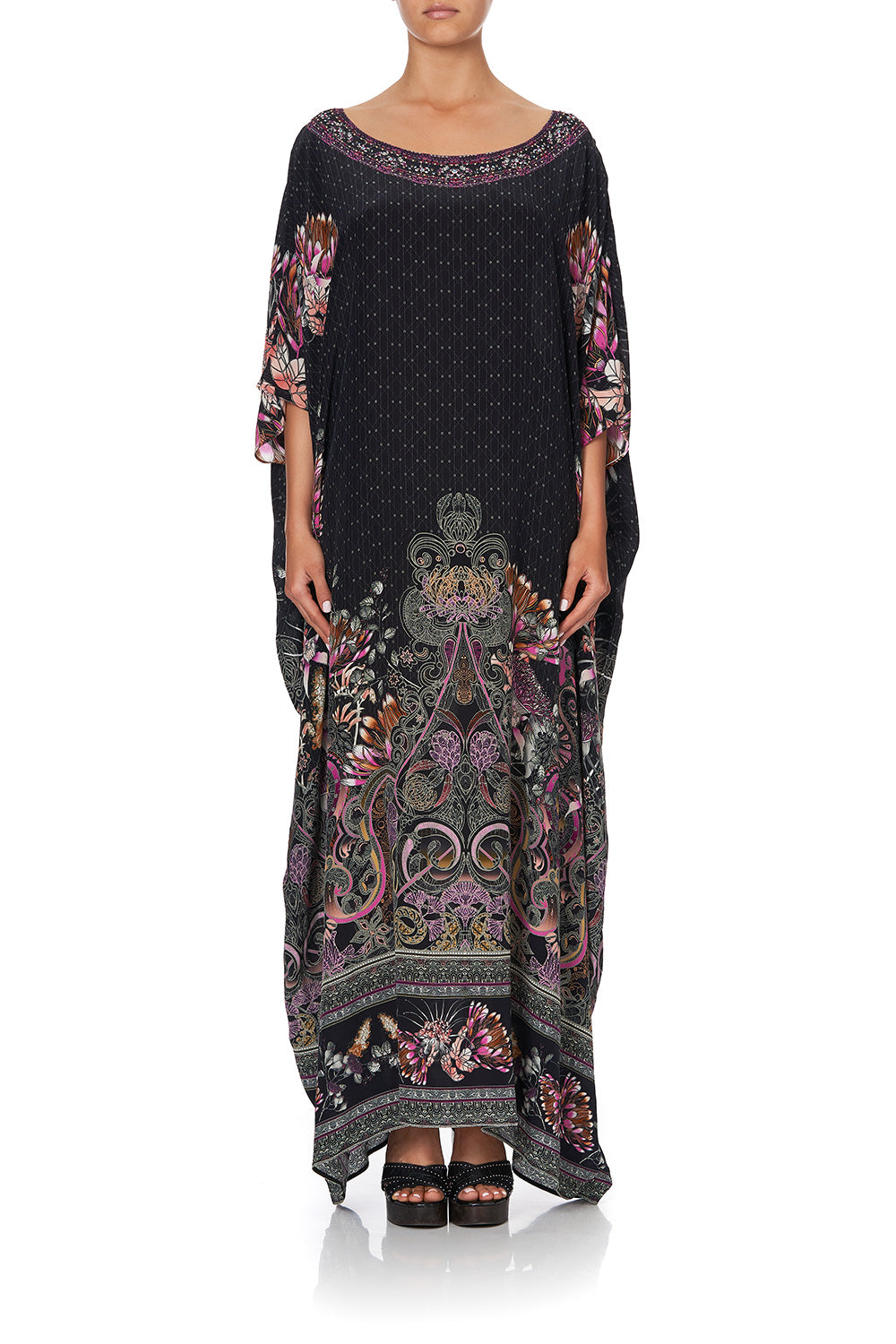 ROUND NECK KAFTAN RESTLESS NIGHTS