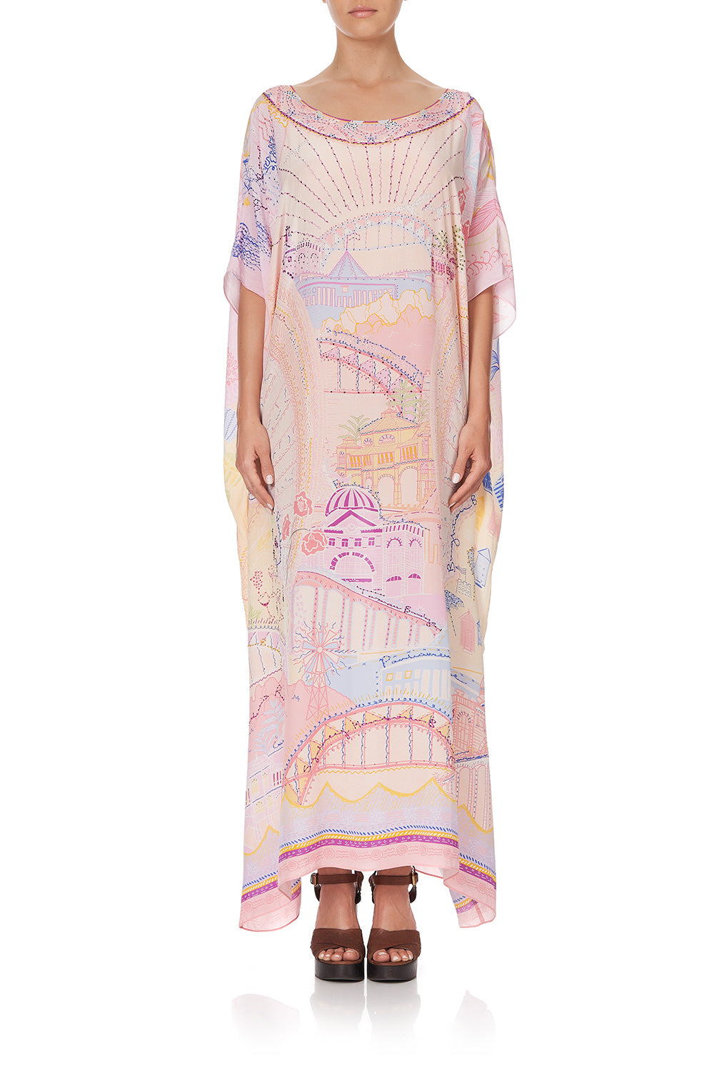 ROUND NECK KAFTAN SORBET SYDNEY