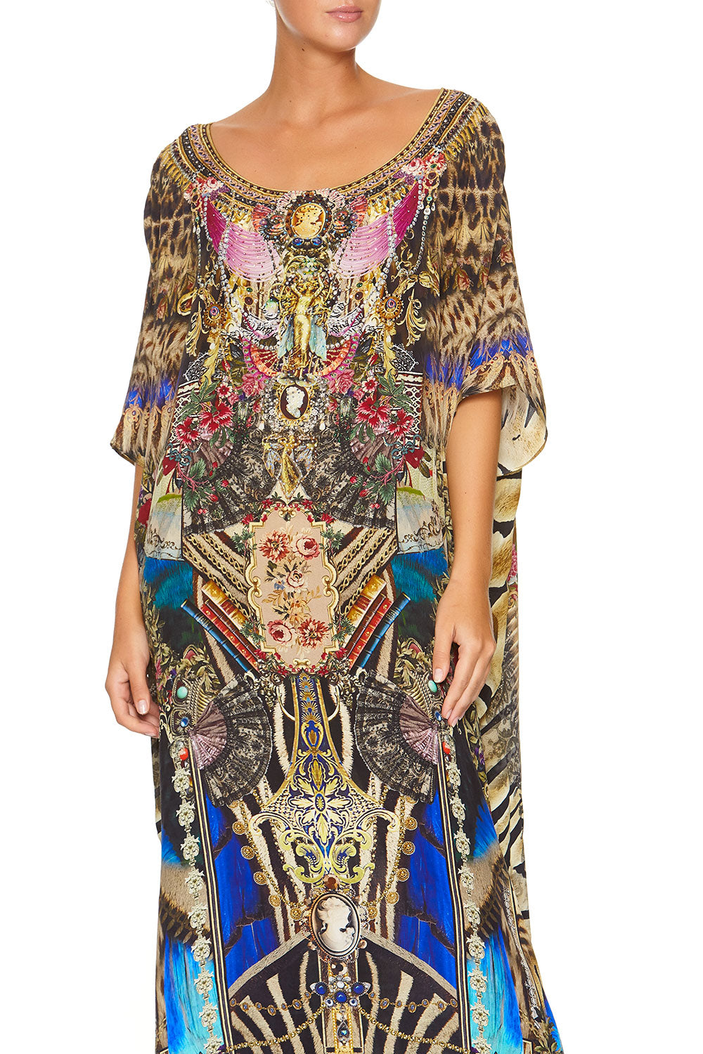 ROUND NECK KAFTAN STRONGER TOGETHER