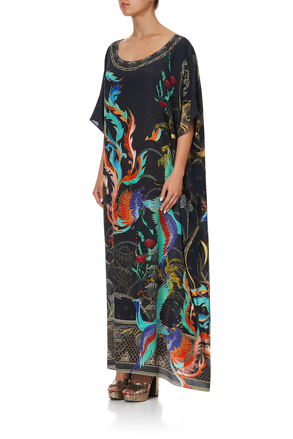 ROUND NECK KAFTAN WISE WINGS