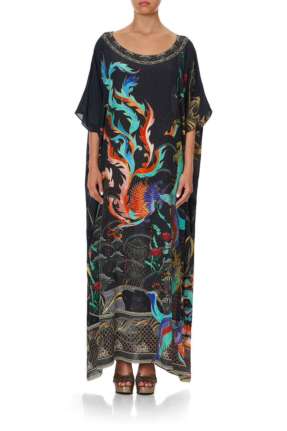 ROUND NECK KAFTAN WISE WINGS