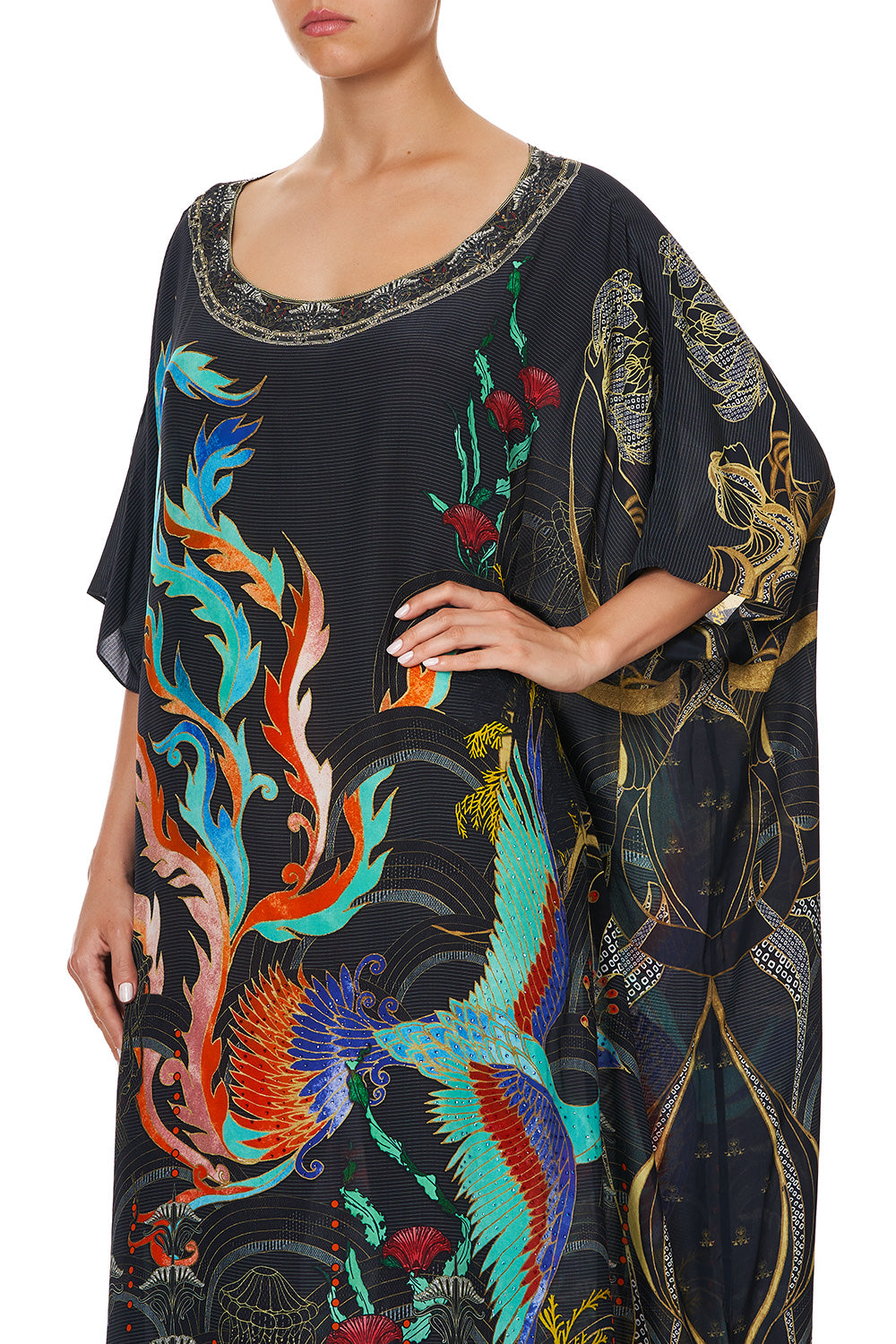 ROUND NECK KAFTAN WISE WINGS
