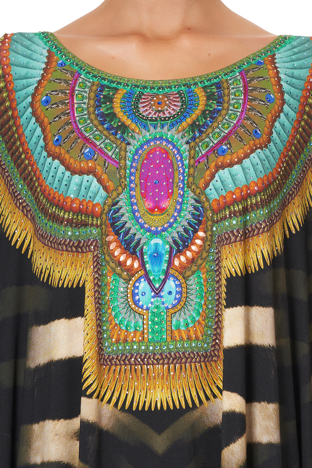 ROUND NECK LOUNGE KAFTAN BAKORA