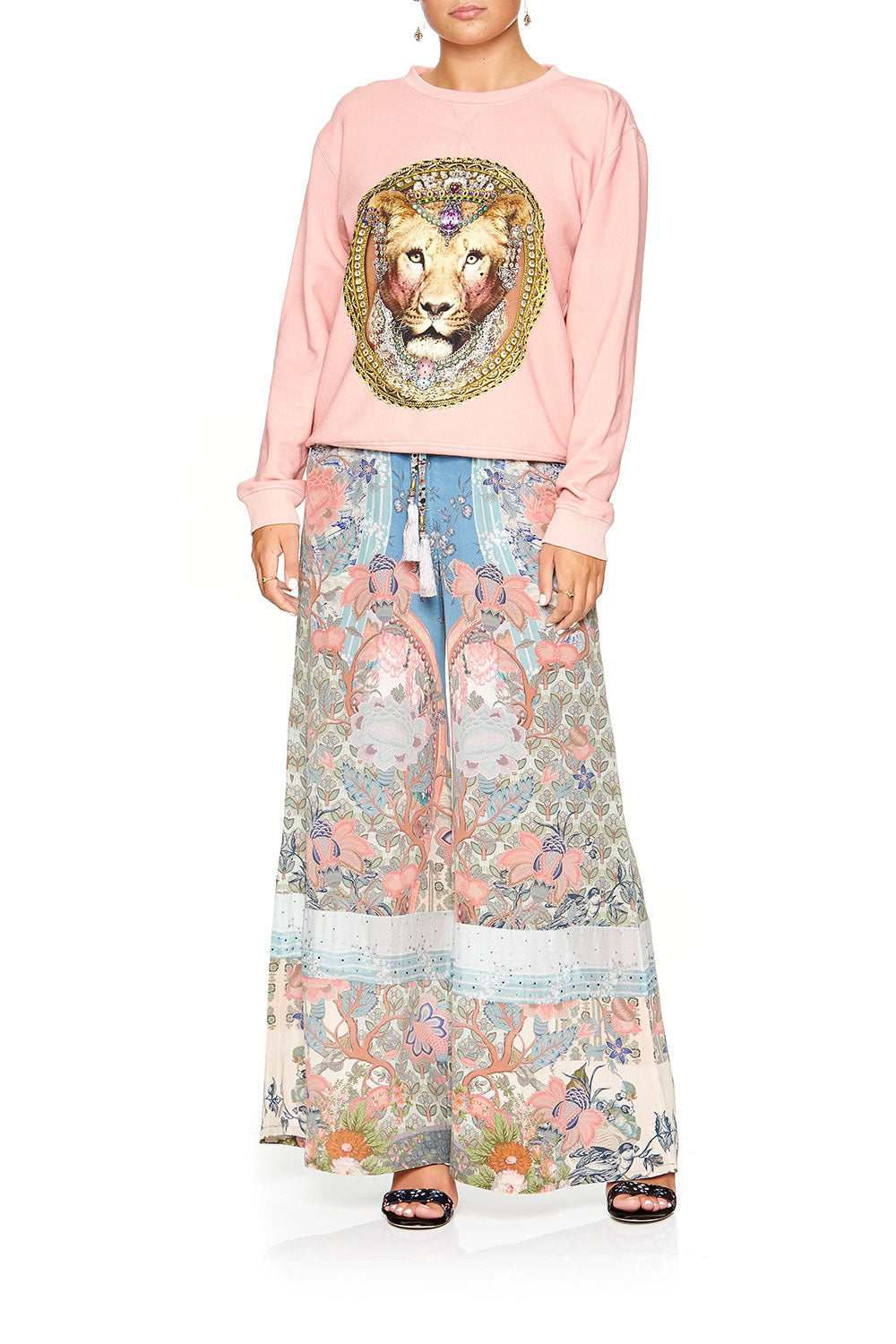 CAMILLA ROUND NECK SWEATER BLANCHES BLESSING