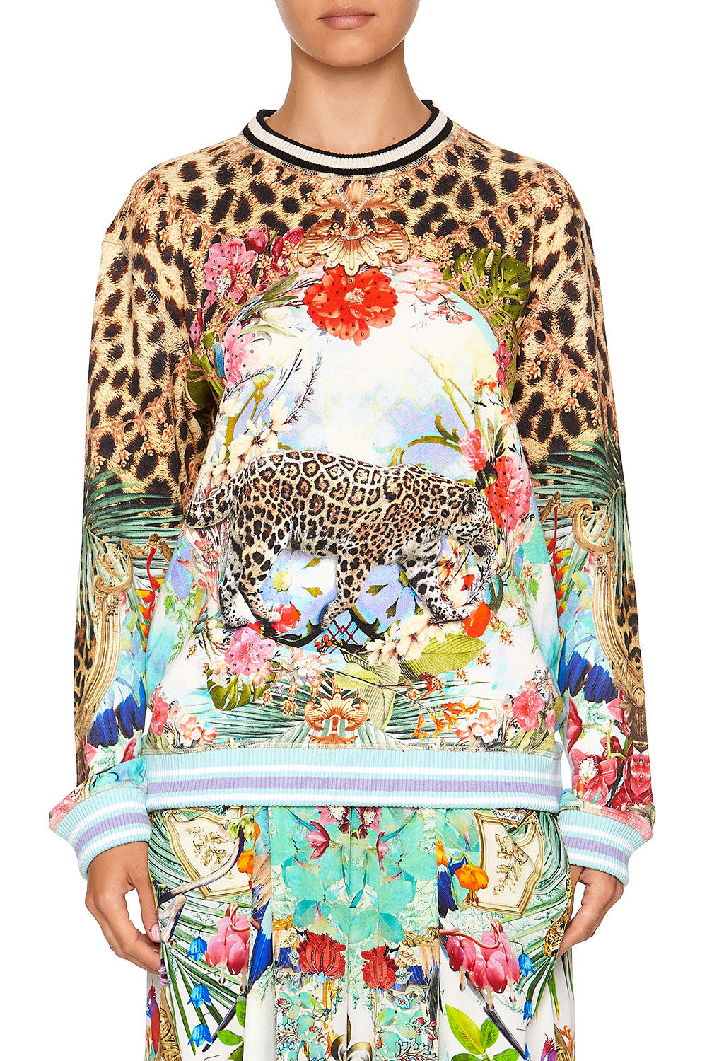 CAMILLA ROUND NECK SWEATER CHAMPAGNE COAST