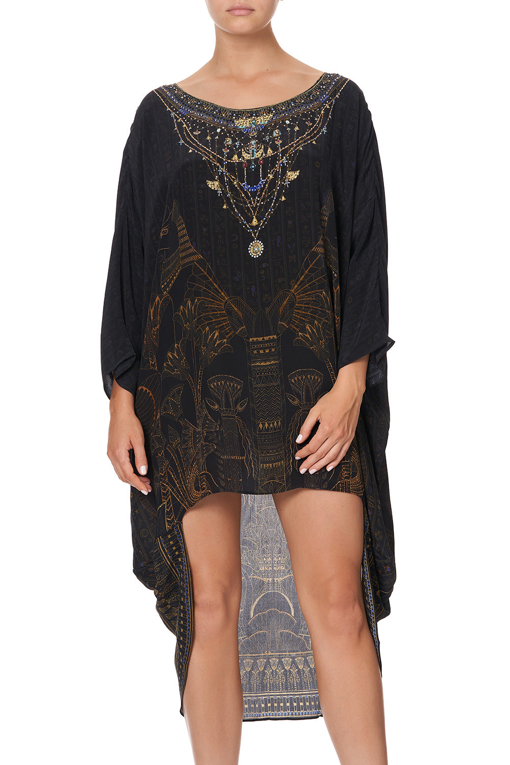 SCOOP BACK HEM DRESS COBRA KING