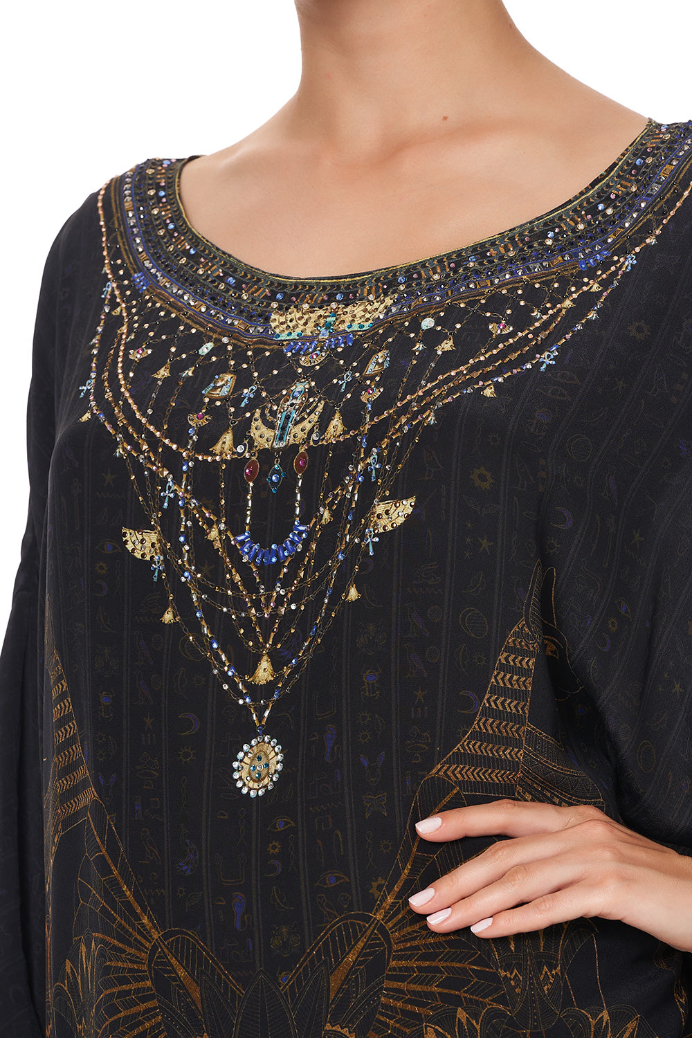 SCOOP BACK HEM DRESS COBRA KING