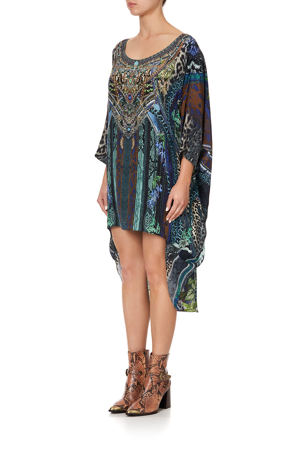 SCOOP BACK HEM DRESS KOMODO QUEEN