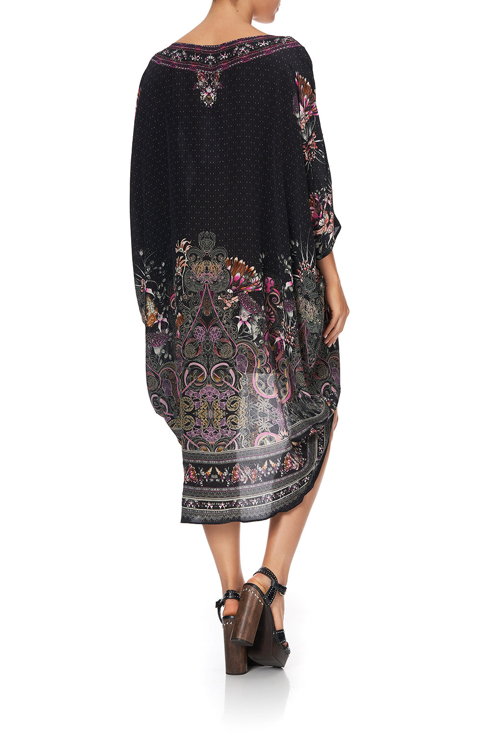 SCOOP BACK HEM DRESS RESTLESS NIGHTS