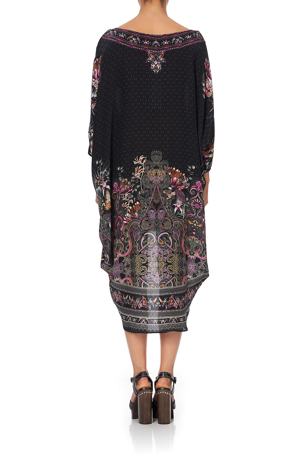 SCOOP BACK HEM DRESS RESTLESS NIGHTS