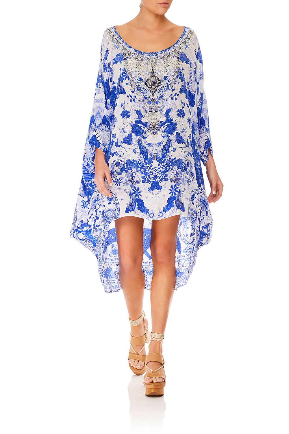 CAMILLA SCOOP BACK HEM DRESS THE FAN SEA