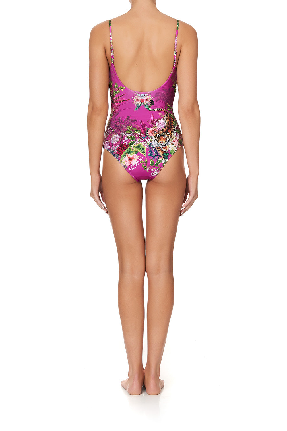 SCOOP NECK ONE PIECE JUNGLE LANGUAGE