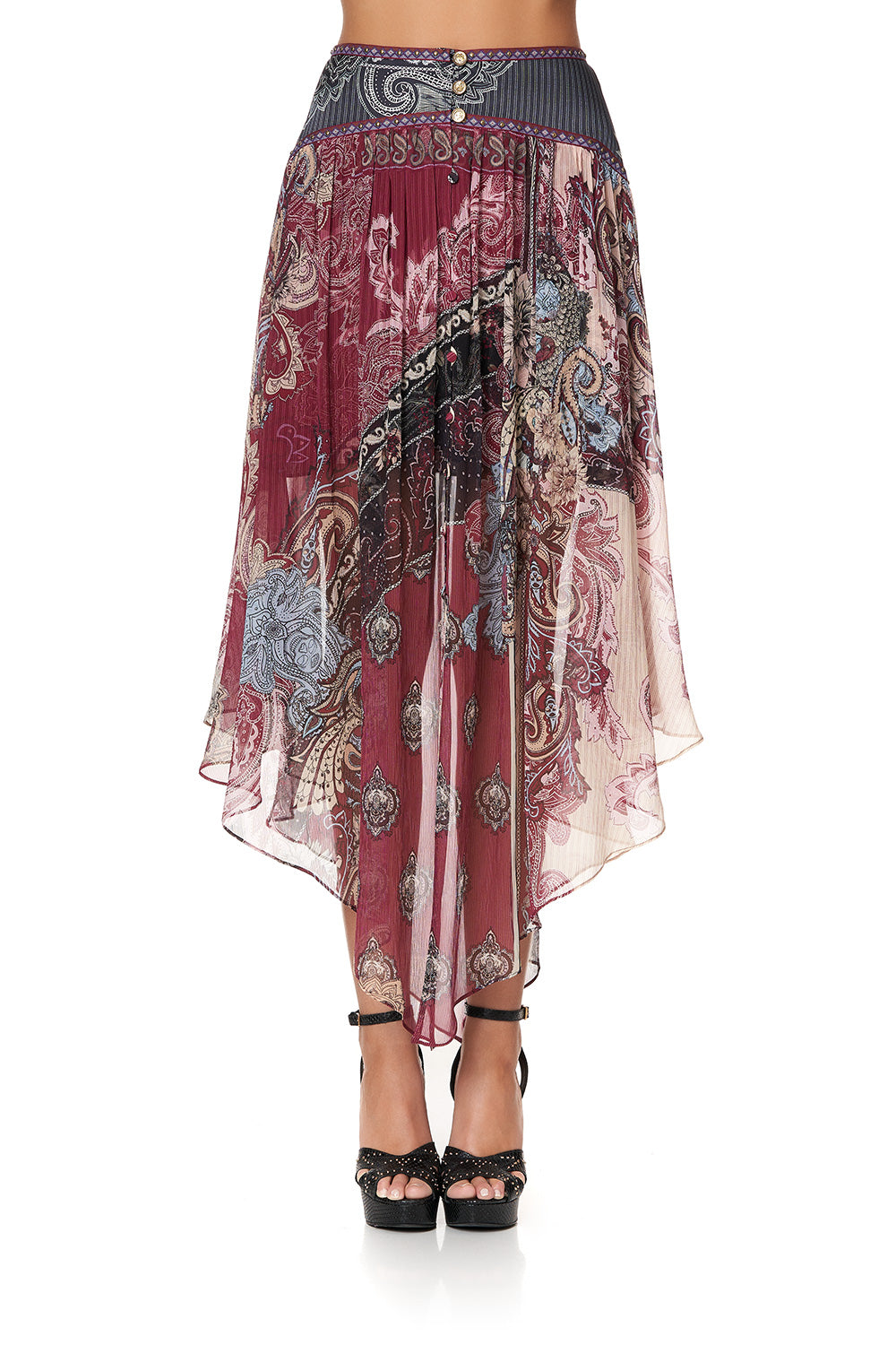 SHAPED WAIST SKIRT TALE OF THE FIRE BIRD