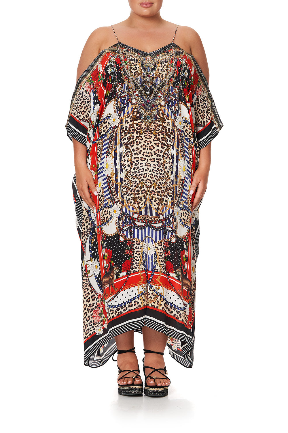 SHOESTRING STRAP KAFTAN DEAR BRIGITTE