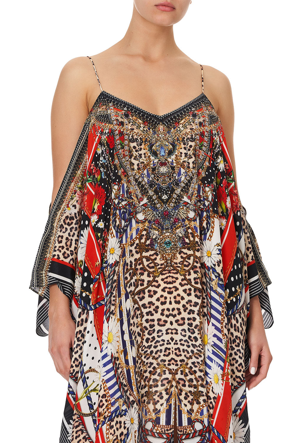 SHOESTRING STRAP KAFTAN DEAR BRIGITTE