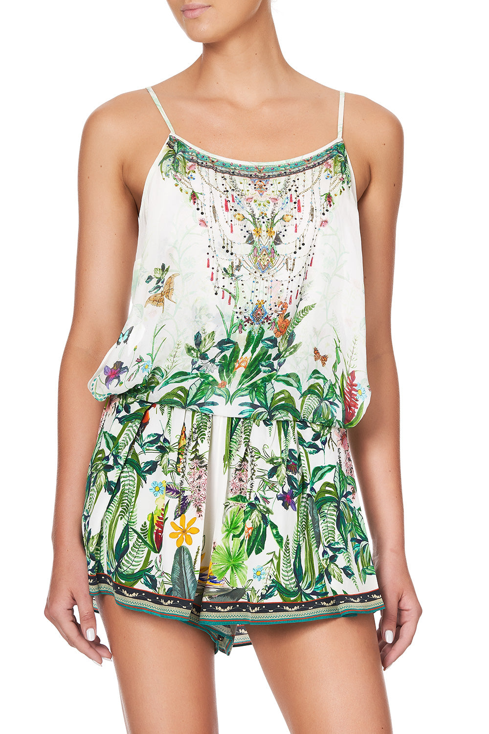 SHOESTRING STRAP PLAYSUIT DAINTREE DARLING