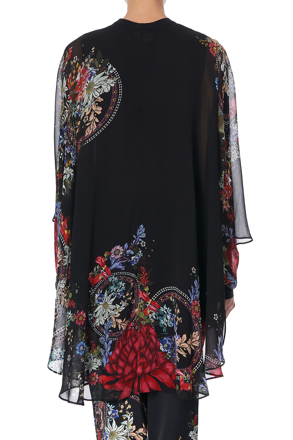 DRAPED BUTTON FRONT BLOUSE MS MATILDA