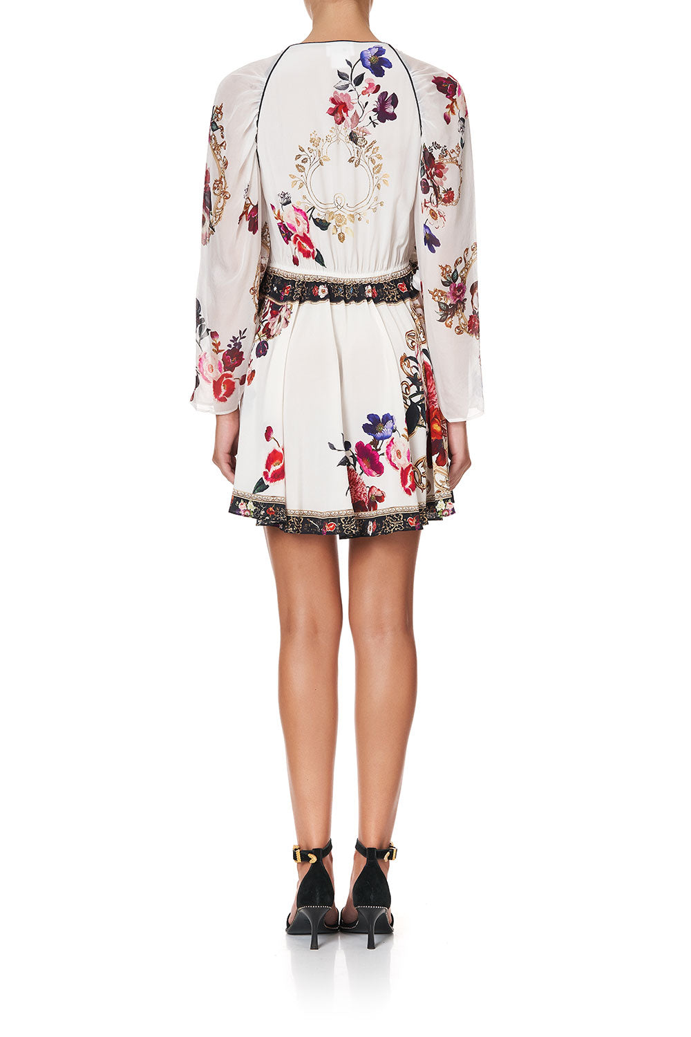 SHORT DRESS WITH DRAPED SLEEVE FAIRY GODMOTHER