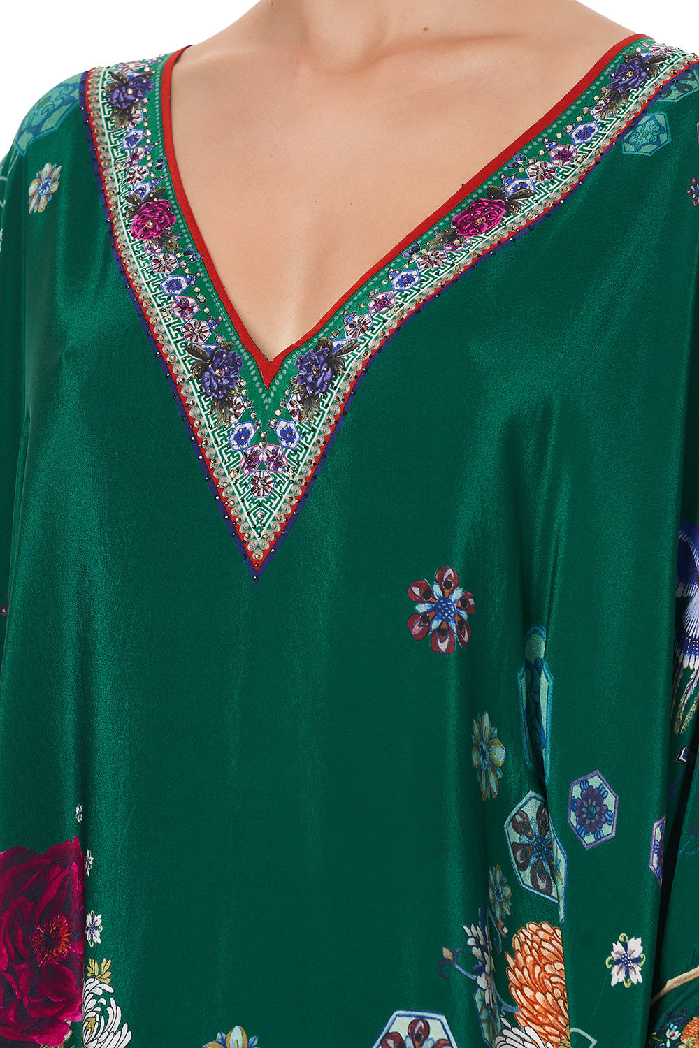 SHORT KAFTAN WITH CUFF EMERALD'S ORBIT