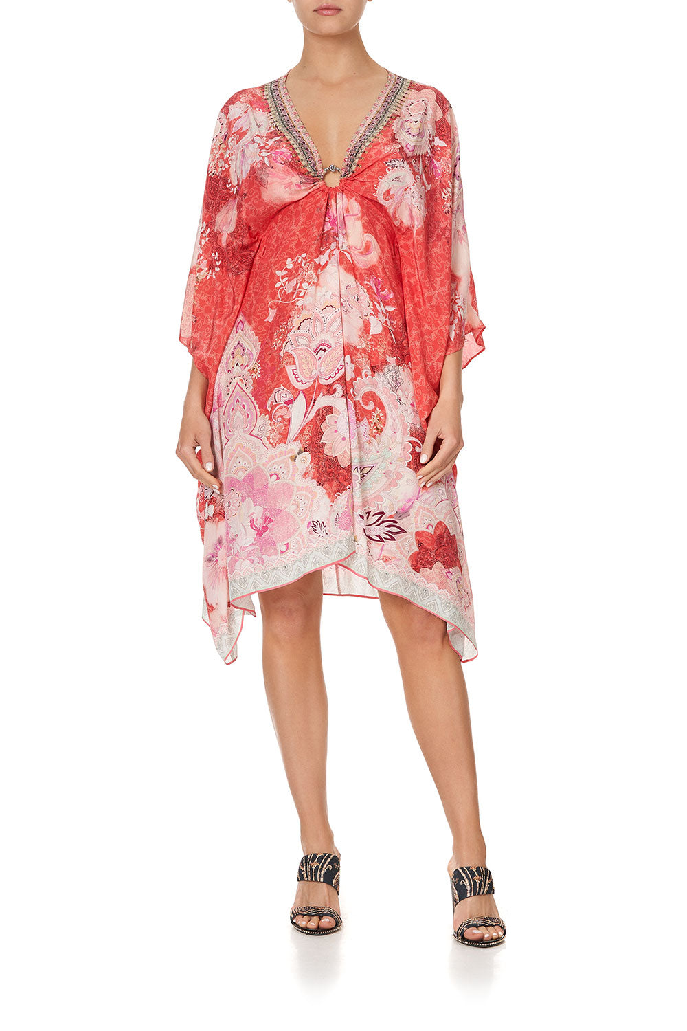 SHORT KAFTAN WITH HARDWARE PALACE MUSE